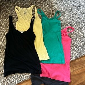 American Eagle Outfitters Aerie Ribbed Tank Tops